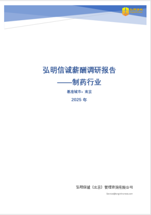 2025年南京制药行业薪酬报告